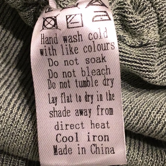 Lioness Military Minds Light Green Ruched Tie Side Ling Sleeve Stretch Dress NEW - Picture 14 of 16